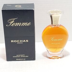Femme by Rochas Paris Women's Perfume 3.3 oz Eau De Toilette Natural Spray New